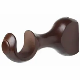 5691g083 Kirsch Wood Trend Classic 4 1/2 Inch Return Center Bracket 1-3/8 Pole Mahogany