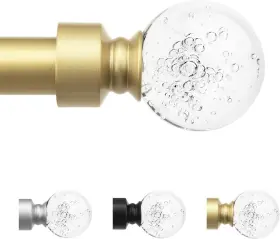 Hmcrx-zxy-1c01fdgd Knobelite Gold 1 Pack Window Treatment 36&apos &apos -72&apos