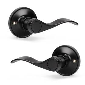 Knobonly B0dj8k4xc1 1 Pack Single Side Closet Door Handles Non-turning Right And Left
