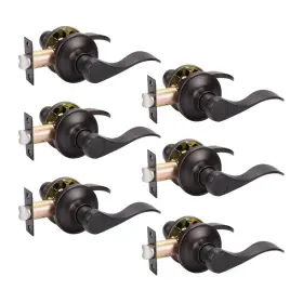 B078yrsj6b Knobwell 6 Pack Passage Door Levers Handle Sets Hallway Closet Lever
