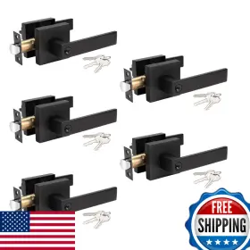 B07c6qk1zb Knobwell 5 Pack Heavy Duty Entrance Door Lever Handlefor Office/front
