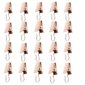 Kodoria 011727153070 50pcs Curtain Clips With Hooks Metal Hanging For Photos Home Decor
