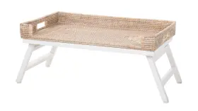 1020078 Kouboo Breakfast Tray White-wash