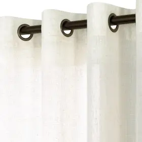 Kf-qgthfm-dkcl-natural-52x96 Koufall Linen Window Treatments Sheer Curtain Panels For Living Room With Oil