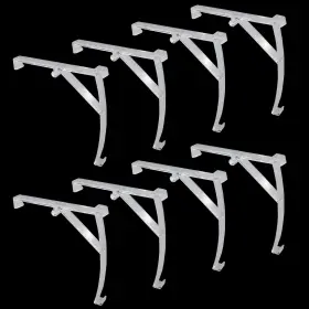 Kowibcl 729086031639 8pcs Valance Clips 35 89mm Hidden Retainer Holder For Vertical Blinds Clear