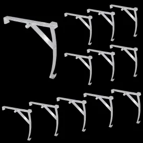 Kowibcl 799086601156 12pcs Valance Clips 3.5 Inch 89mm Hidden Retainer Holder For Vertical Blinds- Clear
