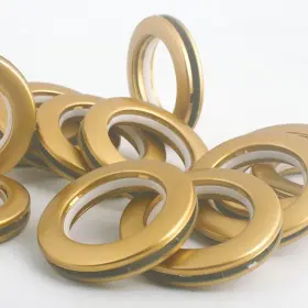 Kuasting 770561119830 42 Pack Curtain Grommets 1-9/16 Inch 40mm Plastic Eyelet Rings Inner Dia