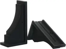5856-b - L&g Fairfield Black Decor Brackets 2-pack