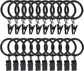 Lansian 445045245215 20pack Curtain Rings With Clips Drapery For Ring Lansian 445045245215 20pack Curtain Rings With Clips Drapery For Ring