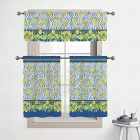 Laural Home 840254402959 Lovely Lemons 36 Inch Kitchen Curtain Valance And