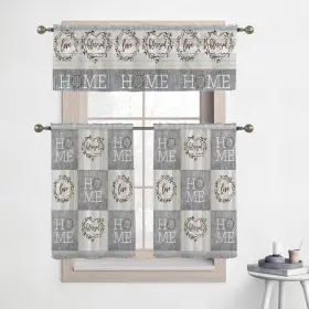 Laural Home 840254402966 Loving 36 Inch Kitchen Curtain Valance And