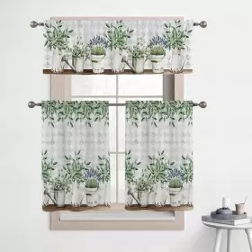 Laural Home 840254402980 Loving Garden 36 Inch Kitchen Curtain Valance And