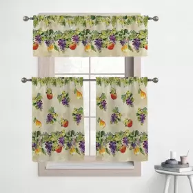 Laural Home 840254403000 Palermo 36 Inch Kitchen Curtain Valance And Tiers