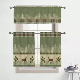 Laural Home 840254403116 Wild Garden 36 Inch Kitchen Curtain Valance And