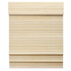 Lazblinds 3361 Cordless Bamboo Roman Shades 35ftft W X 60ftft H Privacy-dp-natural
