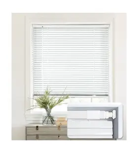 Homepc-190722-b08dp5vnvs Lazblinds 738628448712 No Tools-no Drill 1 Inch Aluminum Mini Blinds Cordless For Indo