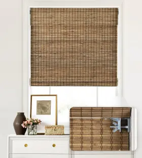 Lazblinds M Zlm 582 No Tools Drill 22.5 Inch W X 48 H Light Filtering-eastfield Teak