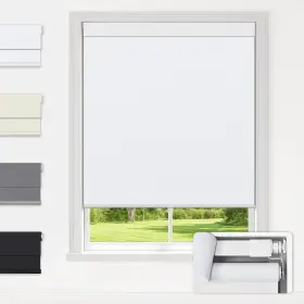 Lazblinds P Njlbo 028 No Drill Blinds For Indoor Windows Blackout Roller Shades Cordles