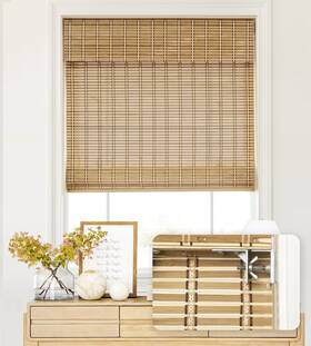 Lazblinds P-zlm-275 No Tools Drill 35 Inch W X 64 H Light Filtering-natural306