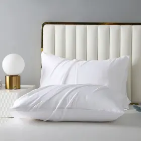 Bpc-02-sd Lcbd Cooling Pillow Cases Standard Size Set Of 2 - Rayon Derived From Bamboo Whit