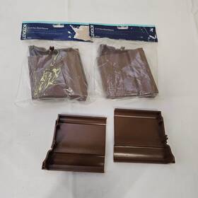Levolor 027088827299 2.5 In Faux Wood Valance Returns Walnut 3 Packs A25fwrwal1