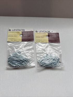 Levolor 14914 Levolor-kirsch 1-1/2 Inch Pin-on Hooks Lot Of 2 -14 Count - 28 Pins Total