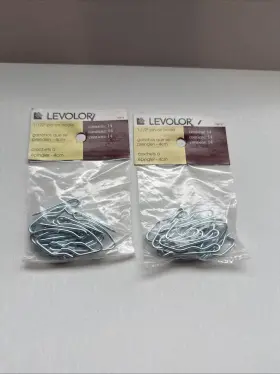 14914 Levolor Levolor-kirsch 1-1/2 Inch Pin-on Hooks Lot Of 2 -14 Count - 28 Pins Total