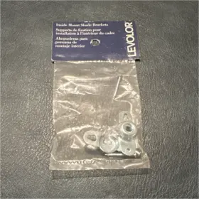 Pwld1924rsinbr Levolor Inside Mount Shade Bracket Silver Lrsinbracketd