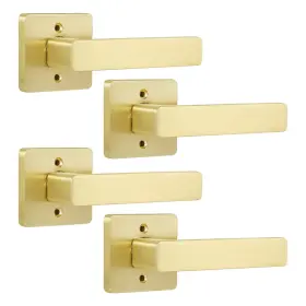 B0bhzr2fr6 Leydebong 4 Pack Door Lever Dummy Handle For Closets French