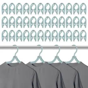 Lghwketh 136606874555 40pcs Large Travel Hangers Lightweight Portable Clothes With Non-slip