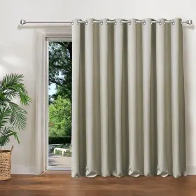 Gjm-grommet-beige-72x102 Liyaxun Patio Door Curtains 102 Inches Long Beige Cutains 72 Wide Solid Thic