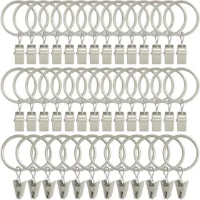 Llpjs 194467436356 40 Pack Curtain Rings With Clips Clip Hooks Bow Hanger