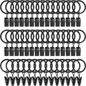 Llpjs 194467436363 44 Pack Curtain Rings Hooks Hanger Clips For Hanging Drapery Drapes Bows 1