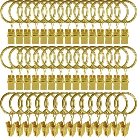 Llpjs 194467436370 44 Pack Curtain Rings With Clips Clip Hooks Bow Hanger