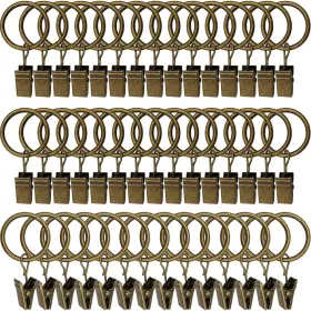 Llpjs 194467436448 44 Pack Curtain Rings With Clips Clip Hooks Bow Hanger
