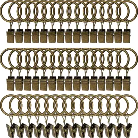 Llpjs 313112871889 44 Pack Curtain Rings With Clips Clip Hooks Bow Hanger For