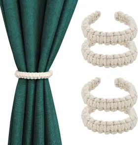 Llpmutu 445007336302 Curtain Tiebacks Ties Braided Tie Backs Handmade Curtains Tiebac