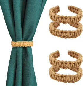 Llpmutu 445029414439 Curtain Tiebacks Ties Braided Tie Backs Handmade Curtains Tiebac