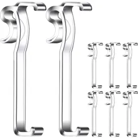 27057 Lofrcin Valance Clips For Blinds 3.25 Inch Clear Plastic