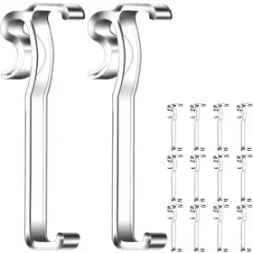29737 Lofrcin Valance Clips For Blinds 3.25 Inch Clear Plastic Clip