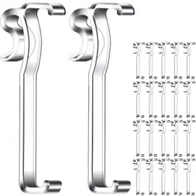49069 Lofrcin Valance Clips For Blinds 3.25 Inch Clear Plastic Clip