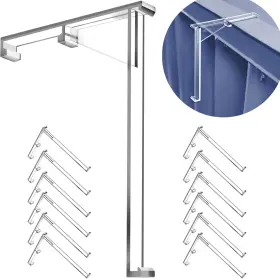 Lofrcin 711181699173 3.5 Inch Valance Clips - Clear Vertical Blind Clip Hidden Installation