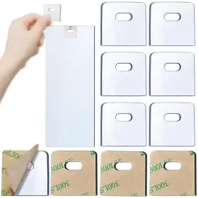 Lofrcin 722563500932 25 Sets 50 Pieces Of Clear Vertical Blind 1.18inch Transparent