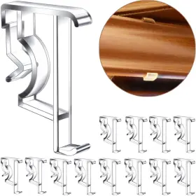 Lofrcin 735483539395 Valance Clips 2 Inch Clear Blind For Hidden