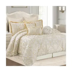 Loom And Mill 616430477291 9-piece Comforter Bed In A Bag Elegant Damask Floral