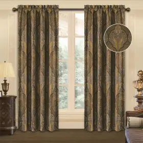 Ld-cl-cambridge-84 Loom And Mill Luxury Jacquard Curtains For Bedroom Classic Antique Lined Dam