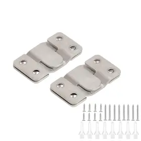 Loufimidon 742377588216 Flush Mount Bracket French Cleat Interlocking Photo Picture Frame