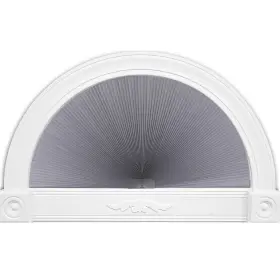 L-byfwl-36gw Luckup Arch Window Shades Half Circle Round Blackout Pleated Blinds Radius