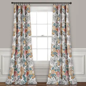 16t002399 Lush Decor Sydney Light Filtering Window Curtain Panels Pair 52 Inch W X 84 L