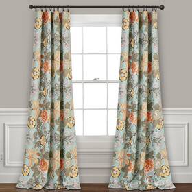 Lush Decor 16t005373 Sydney Light Filtering Window Curtain Panels Pair 52 Inch W X 108 L